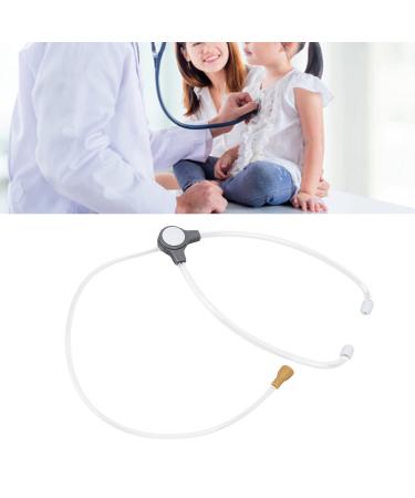 Audiphones Stethoscope Binaural Accessory Binaural Aid Listening Stethoscope for Diagnostic and Screening Instruments Transparent PP Hearing Stethoscope