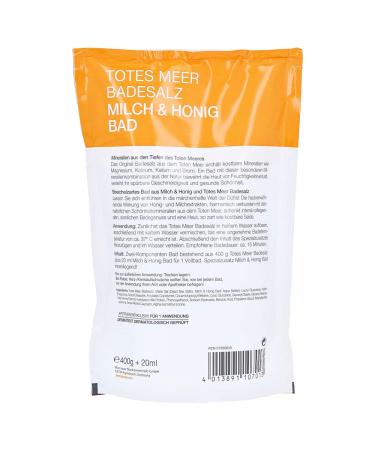 DermaSel Spa Dead Sea Bath Salt with Milk & Honey - 1P | Soothing Natural Relaxation for All Skin Types - Buy Online on SooperMarket.com