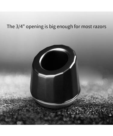 Men's Zinc Alloy Safety Razor Stand - Black Shaving Razor Holder Base - Buy Online on SooperMarket.com