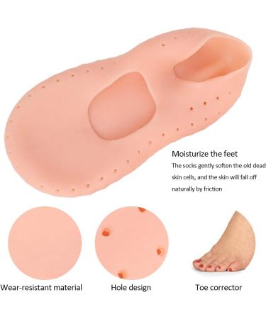 Silicone Moisturizing Socks | Anti-Split Foot Care | Unisex Silicone Socks for Crack Protection - Buy Online on SooperMarket.com