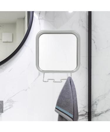 Zerodeko Shower Mirror - Fogless Travel Shaving Mirror with Suction Hook Holder - Buy Online on SooperMarket.com