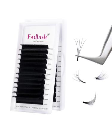 Self-fan eyelash volume eyelashes 0.03 strength D Curl 11-19mm Volume extension eyelash extension for easy fan lashes lashes lexensions volume technology (0.03mm-d-mix11-19) 11-19 mm 0.03-D