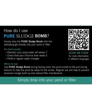 Evolution Aqua Pure Sludge Bomb Pond Sludge Remover Natural Sludge Buster for Pond Clear Water Treatment Bacteria Balls Cleaner Pond Bomb for Fish Ponds | 1 Gel Ball Treats 20 000 litres - Buy Online on SooperMarket.com