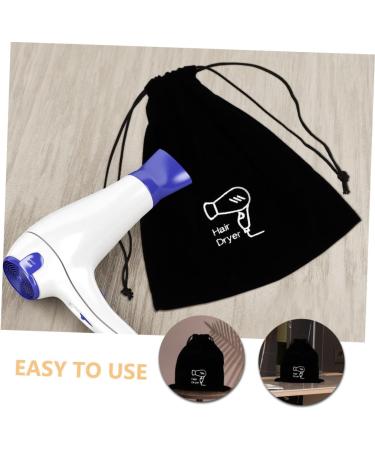 Baluue 2pcs Velvet Bag Hair Dryer Bag Hair Curler Travel Bag Hair Dryer Travel Pouch Hair Tools Travel Bag Travel Makeup Bag Travel Bag for Blow Dryer and Hair Tools Blow Dryer Bag 30.00X26.00X0.50CM Black - Buy Online on SooperMarket.com