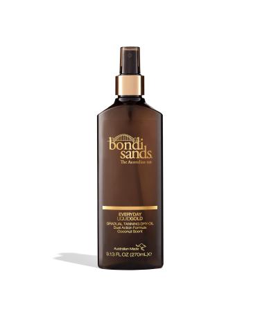 Bondi Sands Everyday Liquid Gold Gradual Tanning Dry Oil, 9.68 Fl Oz