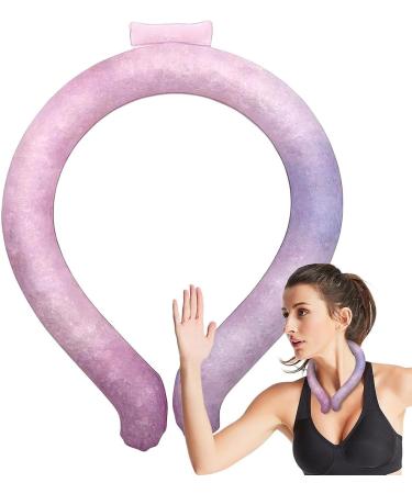 Neck Cooler Ring Wraps | Neck Cooling Wraps for Summer Heat Cooling Neck Ring Ice Cooling Neck Tube Cooling Collar for Powder Gradient Small - Buy Online on SooperMarket.com