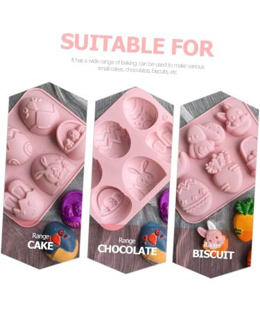 Alipis 3pcs Easter Cake Mold Easter Molds Easter Bunny Cake Pans for Baking Chocolate Mold Silicone Bunny Mold Easter Ice Baking Tools Silicone Cake Mold Silica Gel Biscuit Ornaments - Buy Online on SooperMarket.com