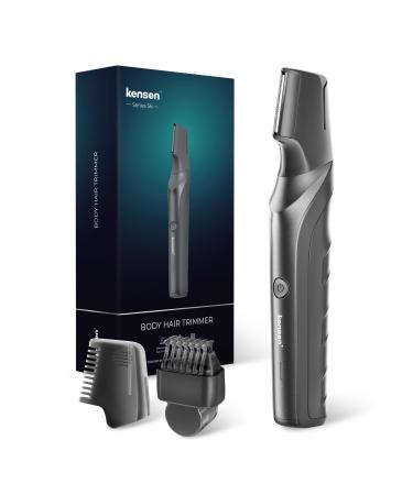 Intimate razor man Kensen Razen men intimate area Waterproof body razor men V-shaped body razor men type-c wet dry leg legs chest armpit grain bar with patch battles gray