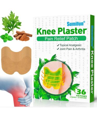 Pain Relief Patches 72 Count Knee Pain Relief Patch Knee Patches Heat Analgesic Fast-Acting for Knee Back Elbows Neck Legs Arms Wrists Joints Muscle