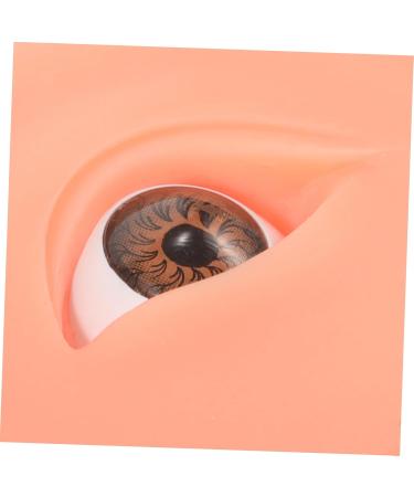 Gogogmee Lash Practice Mold 1 pair Models Eye Eyebrow Practice Model Silicone Skin Makeup Eyeshadow Training Boards 7.70X5.70X1.50CM As Shown - Buy Online on SooperMarket.com