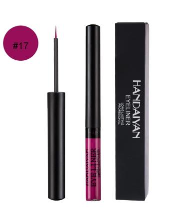 DekRion Liquid Eyeliner - Purple-Red Matte Colored, Waterproof High-Pigmented Formula - Eye Makeup for a Bold Look - Buy Online on SooperMarket.com