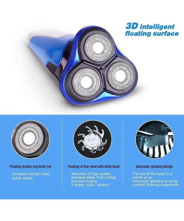 GeRRiT Electric Shaver - Rechargeable Wet & Dry Waterproof Shaver IPX6 Cordless for Smooth Shaving - Buy Online on SooperMarket.com