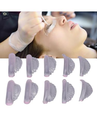 5 Pairs Shell Lash Rods - Silicone Soft Extra Wide Eyelash Curling Pads | Self-Adhesive Tools for Makeup & Beauty Salons - International Shipping - Buy Online on SooperMarket.com