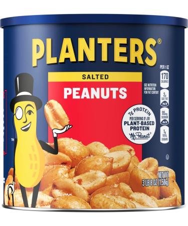 Planters Salted Peanuts (56 oz Canister)