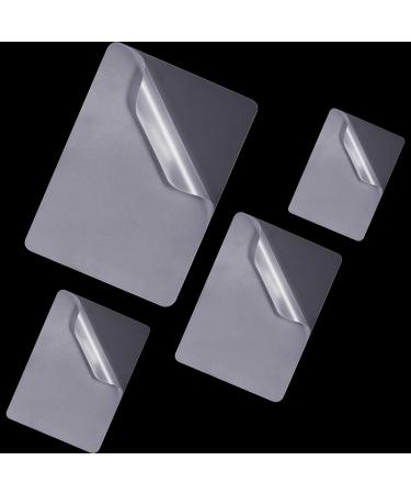 Thermal Laminating Pouches Clear Laminating Pouches Plastic Paper Laminator Pouches, 9 x 11.5 Inch, 5 x 7 Inch, 4 x 6 Inch, 2.2 x 3.7 Inch (100 Pieces)