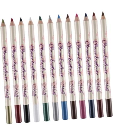 HAPINARY 24 Pcs Eyeshadow Pencil Lip Liner Pencil Eyeliner Pencil for Women Eyeliner Pencil Colours - Buy Online on SooperMarket.com