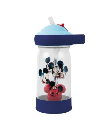 The First Years Mickey Sip & See Toddler Water Bottle w/Floating Charm  12 Oz