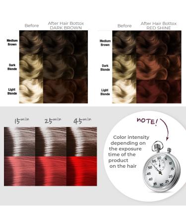Dark Brown BONDOX HAIR 8.8 oz Color Depositing Mask with Marine Collagen & Almond Oil - Formaldehyde-Free Hair Repair Treatment for Elasticity, Softness & Moisture - Buy Online on SooperMarket.com