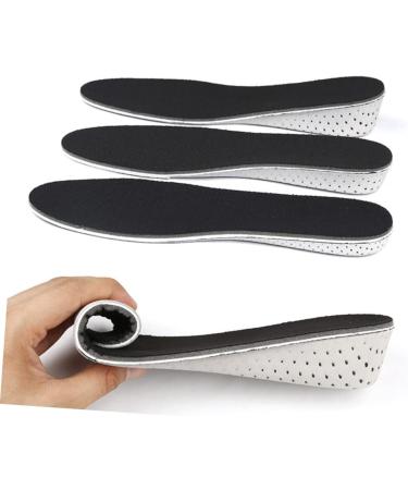 Healeved 1 Pair Men's Height Increasing Insoles - Shoe Inserts for Height Increase - Black Size 3 - Buy Online on SooperMarket.com