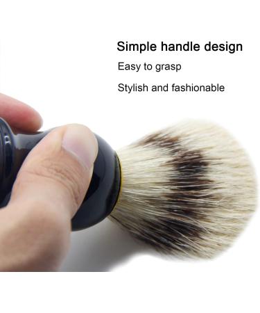 Premium Men's Shaving Brush - Soft Hair Razor Brush with Black Dripping Tape Holder for Facial Cleaning & Grooming - Buy Online on SooperMarket.com