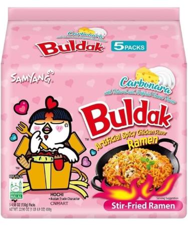 Samyang Korean Style Ramen - Carbonara 130g (Pack Of 5) - Boxed Treatz Samyang Carbonara 130g 5 - Buy Online on SooperMarket.com