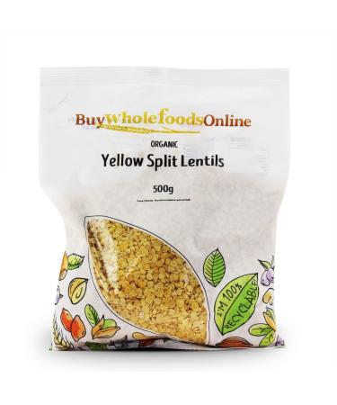 Organic Yellow Split Lentils 500g (BWFO)