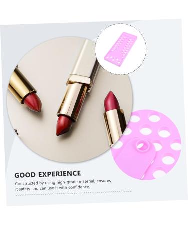 Buy 1 Set Lipstick Filling Mold - DIY Lipgloss Lip Tint Lip Balm Kits with 5 Purple Plastic Trays for Makeup | International Shipping Available - Buy Online on SooperMarket.com