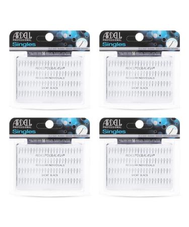 Ardell False Eyelashes Regular Short Black 4 Pack