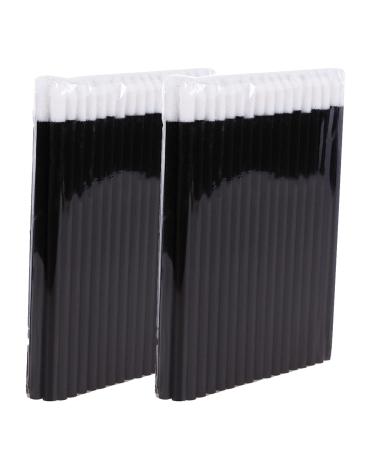 Microfibre Cleaning Sticks for Eyelash Extension Lint-Free Black 50-500 Pieces (100)
