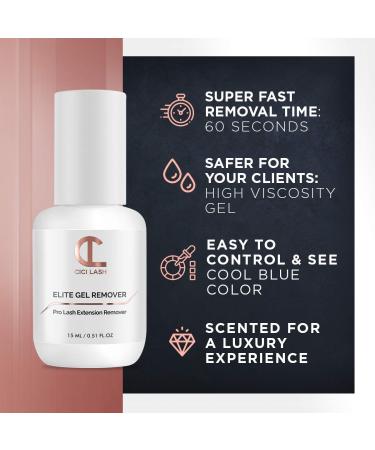 Buy ELITE Eyelash Extension Remover Gel | Fast & Easy 60s Formula for Mink Lashes | Essential Lash Supplies 15ml - Buy Online on SooperMarket.com