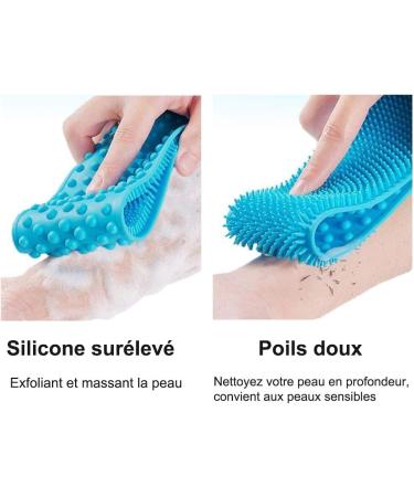 Vineco 2020 Double-Sided Shower Brush | Premium Silicone & Vinyl | Ideal for All Skin Types - Buy Internationally - Buy Online on SooperMarket.com