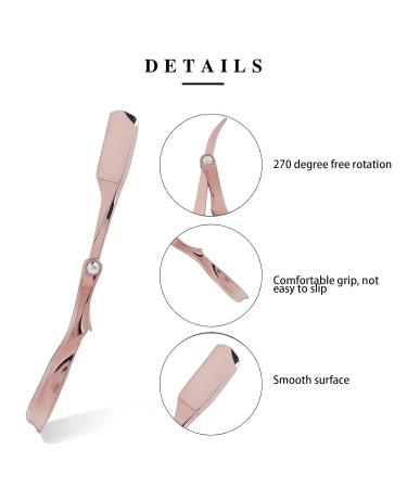 Men's Rose Gold Rasier Knife with Blade Holder | Professional Hairdresser Tool | Premium Quality Grooming for Men | Time-Saving & Versatile - Buy Online on SooperMarket.com