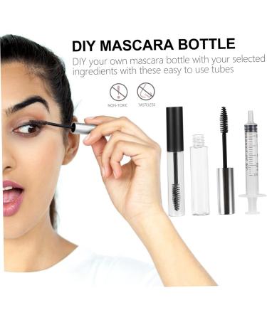 BELLIFFY 12pcs Mascara Tube Eyelash Cream Tube Empty Eyelash Tube Lash Kits Empty Eyeliner Tube Clear Plastic - Buy Online on SooperMarket.com