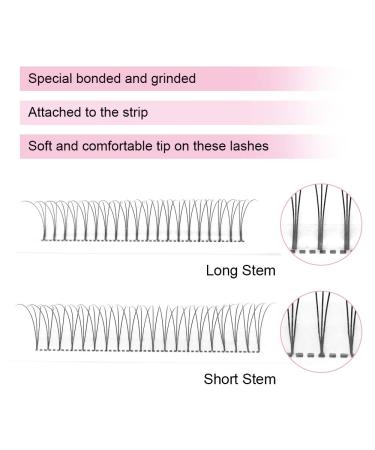 Shop 3D-C-0.10-10mm C Curl Finished Eyelash Extensions - 12 Pack Volume Eyelashes for Stunning Looks - Buy Online on SooperMarket.com