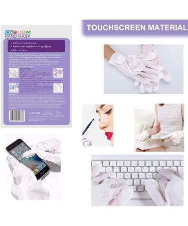 Lavender Hand Moisturizing Gloves - 3 Pairs | Hydrating and Anti-aging Hand Mask for Dry, Cracked Skin - Buy Online on SooperMarket.com