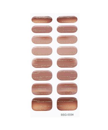 Semi Cured Gel Nail Polish Stickers Fashion Classical Nails Strips Waterproof Adhesive Full Wraps Gel Nail Art Stickers Semi Cured Gel Nail Strips Starter Kits BSG0334