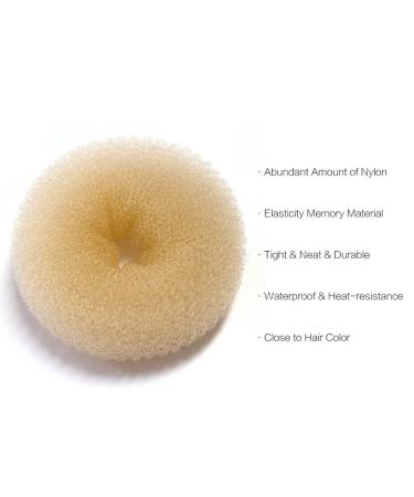Hair Donut Bun Maker Set - 3 Pack Donut Hair Rolls & Styling Tools for Perfect Chignons - Buy Online on SooperMarket.com