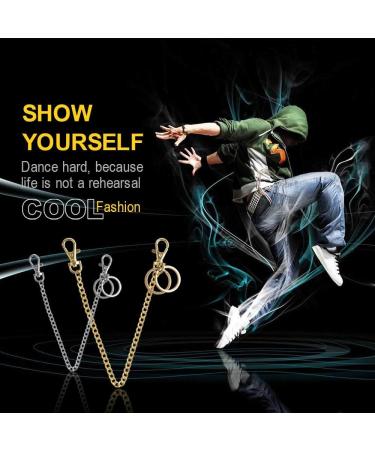 Teskyer 18 Inch Silver Wallet Chain with Lobster Clasps and Extra Rings - Keychain for Keys, Wallet, Jeans, Belt Loop, Purse - Silver - Buy Online on SooperMarket.com