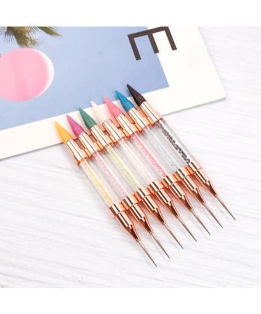 Rhinestone Picker Dotting Pen - Dual Ended Diamond Painting Wax Pencil & Crystal Nail Tool - Pink Nail Dotting Pen for Precision Crafting - Buy Online on SooperMarket.com