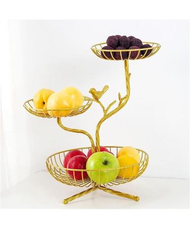 Kitchen Countertop Fruit Rack Fruit Basket Fruit Bowl Fruit Basket Bowl Fruit Basket Gold Fruit Bowl Table Decoration Fruit Basket Fruit Racks Vegetable Snacks Holder Fruit Racks (Color : 3 Tier) - Buy Online on SooperMarket.com