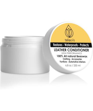 Teliaoils Leather Conditioner - Natural Waterproof Leather Repair Balm for Furniture Shoes & Upholstery (250 ml - Buy Online on SooperMarket.com