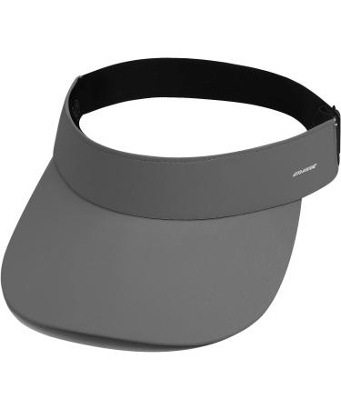 Clape UV Protection Visor Cap - Quick-Drying Adjustable Sun Shield for Golf & Tennis - Summer Outdoor Visor in Dark Gray (RNKD01) - Buy Online on SooperMarket.com