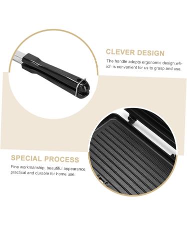 MAGICLULU 2pcs Sandwich Pan Cooking Steak Pan Sandwich Toaster Frying Pan Divided Breakfast Pan Breakfast Sandwich Maker Square Flat Cooking Pan Mini Candy Pans Aluminum Pancake Pan Portable 35.5X24X3CMx2pcs Blackx2pcs - Buy Online on SooperMarket.com