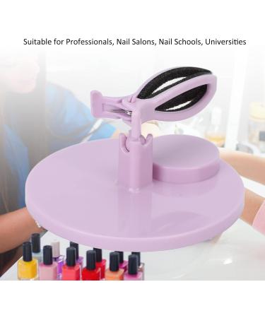 Nail Polish Bottle Holder Nail Polish Fixing Clip Auxiliary Reclining Nail Painting Tools Wearable Nail Polish Bottle Holder for Nail Salons(Pinkish Purple) - Buy Online on SooperMarket.com