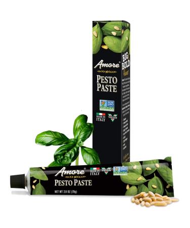 Amore Vegan Pesto Paste In A Tube - Non GMO Certified and Made In Italy (Pack of 1)