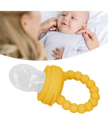 Buy Fruit Pacifier Feeder - Yellow Multifunctional Food & Gum Relief Tool for Babies - Buy Online on SooperMarket.com