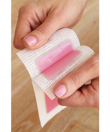 Nads Body Wax Strips for Sensitive Skin - Hypoallergenic Hair Removal Kit | Includes 28 Strips & 2 Calming Oil Wipes - Buy Online on SooperMarket.com
