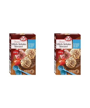 Call milk chocolate sprinkles chocolate sprinkles ideal on bread for colorful cookies cookies muffins dessert & ice cream gluten-free 1 x 200g (pack with 2) pack of 1x200g milk chocolate