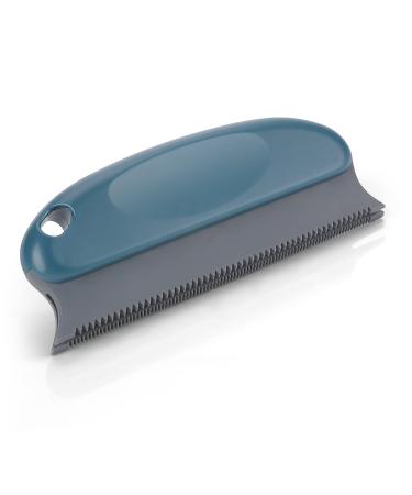 Cobee pet hair remover brush cat dog hair remover for carpet lint remover hair remover ridge for funger couch clothing car blanket dark blue