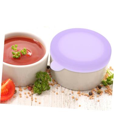 Alipis 6pcs Espresso Cup Appetizers Coffee Mugs Seasoning Plate Lids Small Dipping Bowls Lid Soy Sauce Dipping Bowls Lid Sauce Cups Cover Ketchup Small Plate Travel Silica Gel - Buy Online on SooperMarket.com